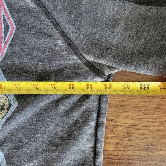 Recycled Karma Sweatshirt Def Leppard Women XS Love Bites Black Fleece 80's Rock - Picture 5 of 7